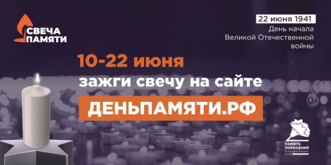Жителей Югры приглашают принять участие в онлайн-акции «Свеча памяти»!